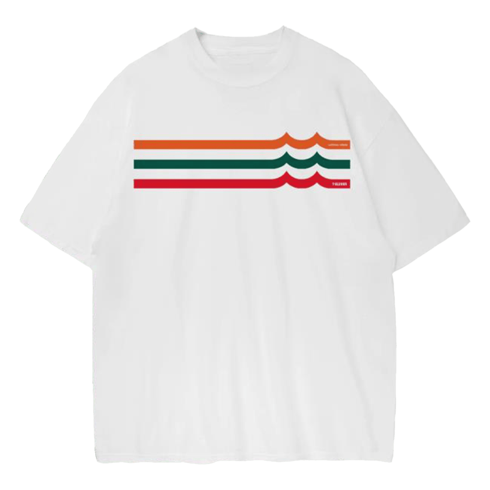 Official 7 Collection Merch 7eleven X Lateral Vision Waves Logo T-Shirt Father's Day Gifts Official 7 Collection Merch 7eleven X Lateral Vision Waves Logo T-Shirt Father's Day Gifts