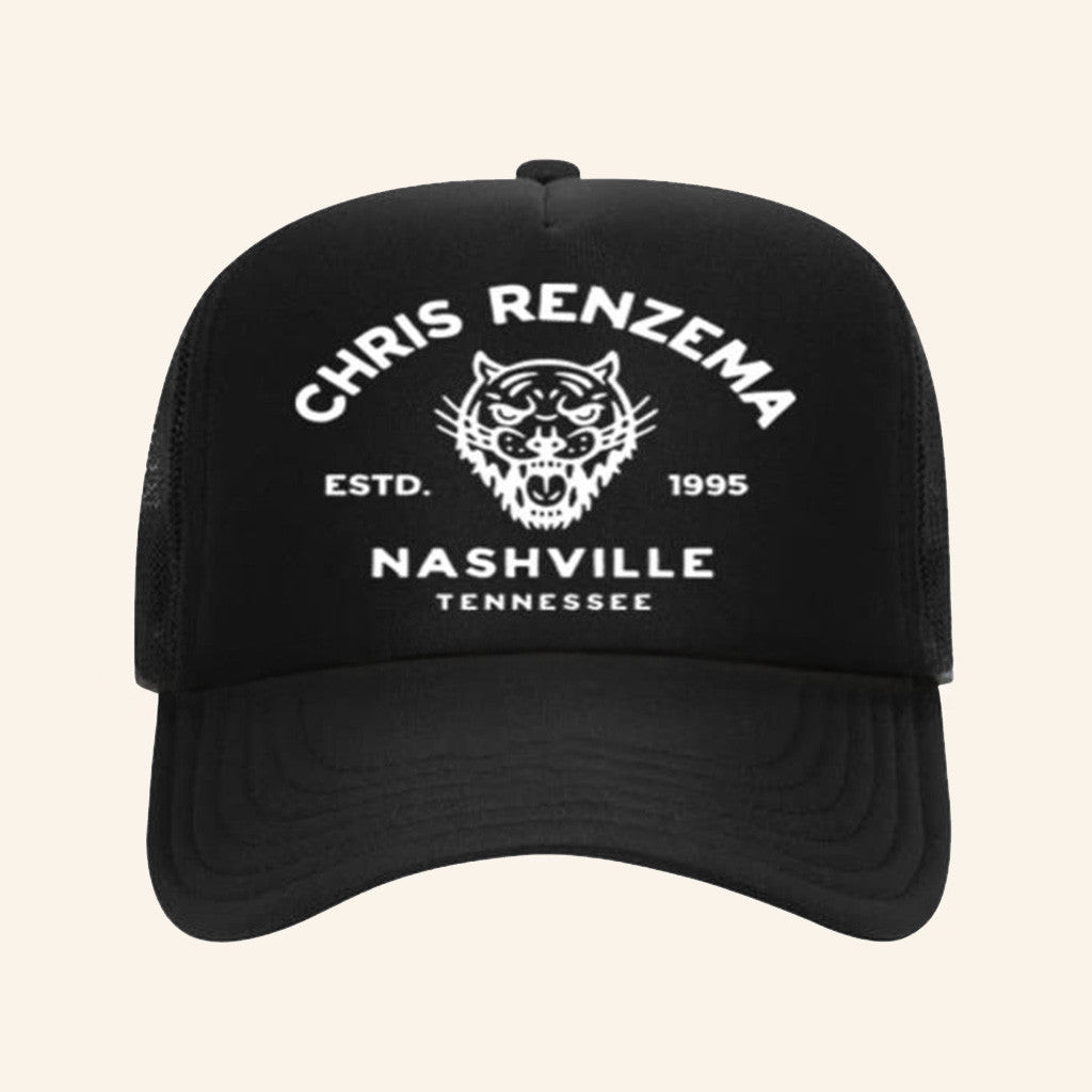 Official Chris Renzema Store Merch Chris Renzema Tiger Trucker Hat