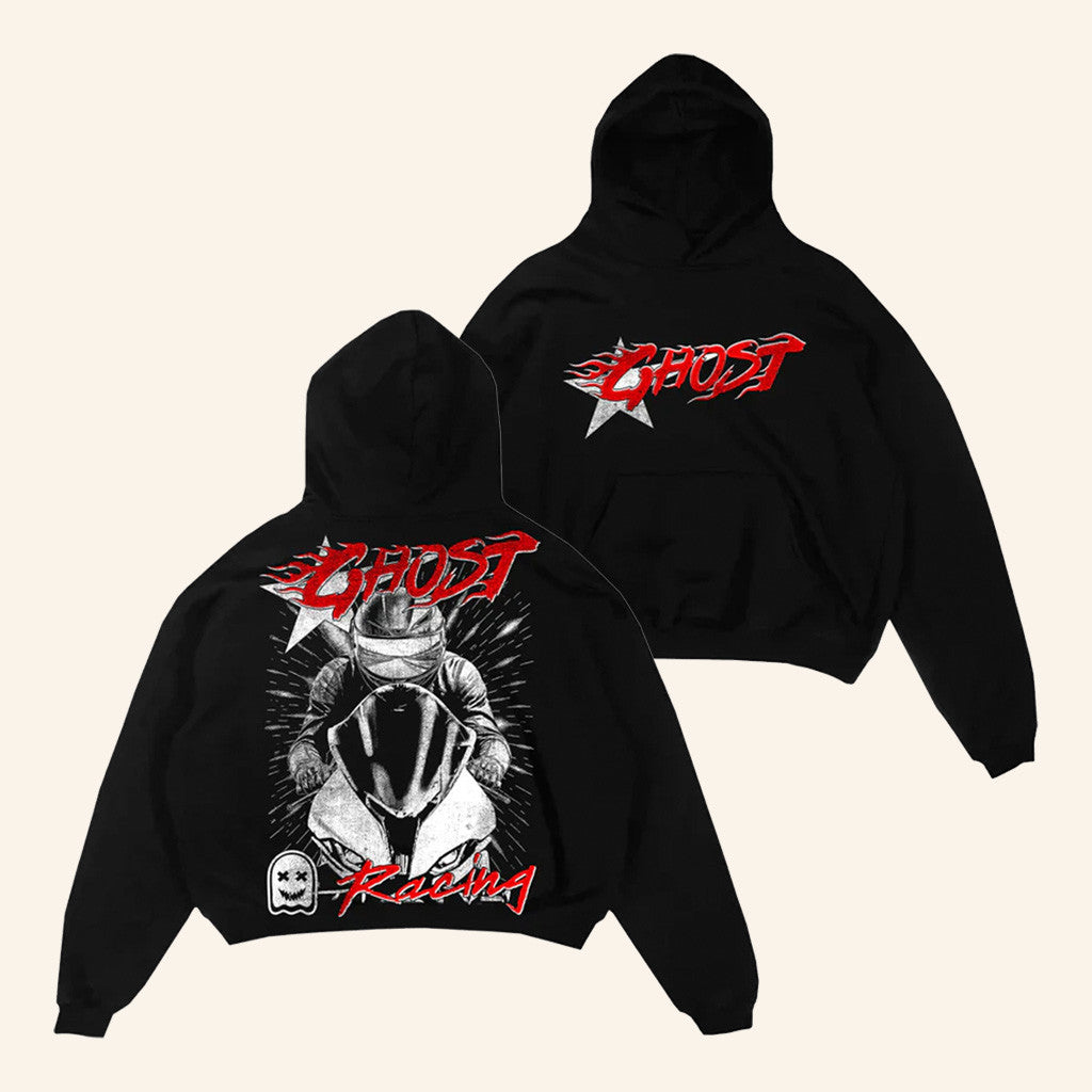 Official Ghost Racing Merch Store Star Ghost Black Hoodie Official Ghost Racing Merch Store Star Ghost Black Hoodie