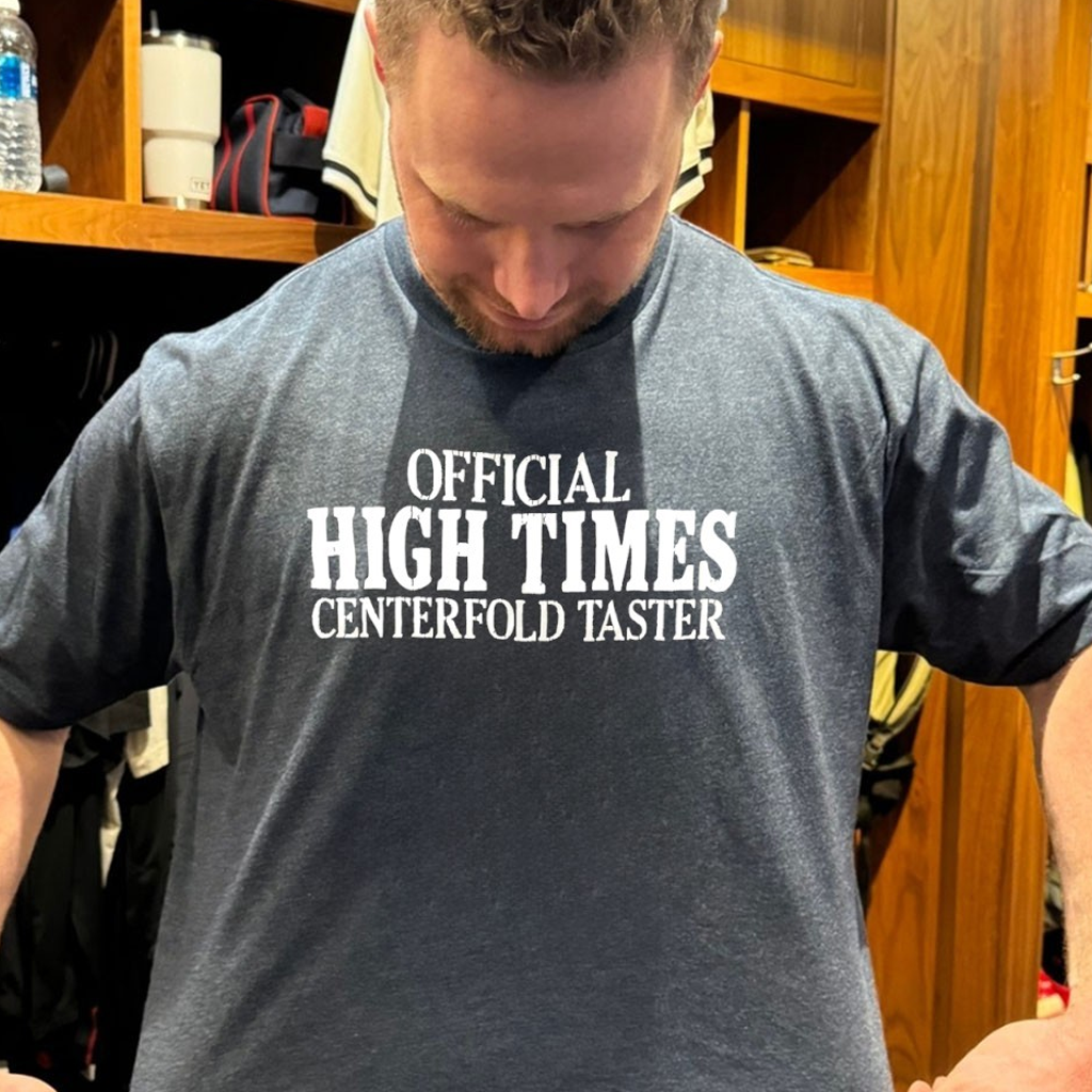 Official High Times Centerfold Taster T-Shirt Birthday Gift Ideas For Father