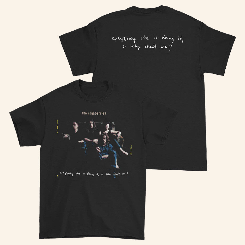 Official Merchandise Merch The Cranberries Everybody Else Is Doing It Black Vintage T-Shirt Official Merchandise Merch The Cranberries Everybody Else Is Doing It Black Vintage T-Shirt
