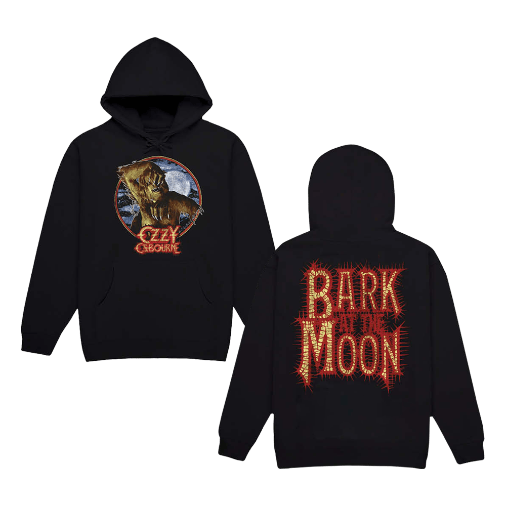 Official Ozzy Osbourne Merch Bark At The Moon Hoodie Gift Ideas For Husband