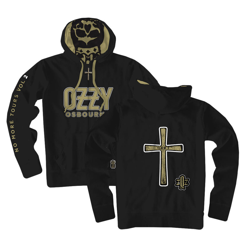 Official Ozzy Osbourne Merch No More Tours Black Zip Hoodie Ozzy Osbourne Shirt Husband Gifts