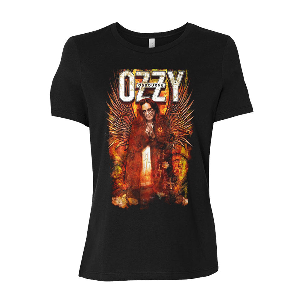 Official Ozzy Osbourne Merch Saint Ozz Women's Tee Ozzy Osbourne Shirt Gifts For Wife Official Ozzy Osbourne Merch Saint Ozz Women's Tee Ozzy Osbourne Shirt Gifts For Wife