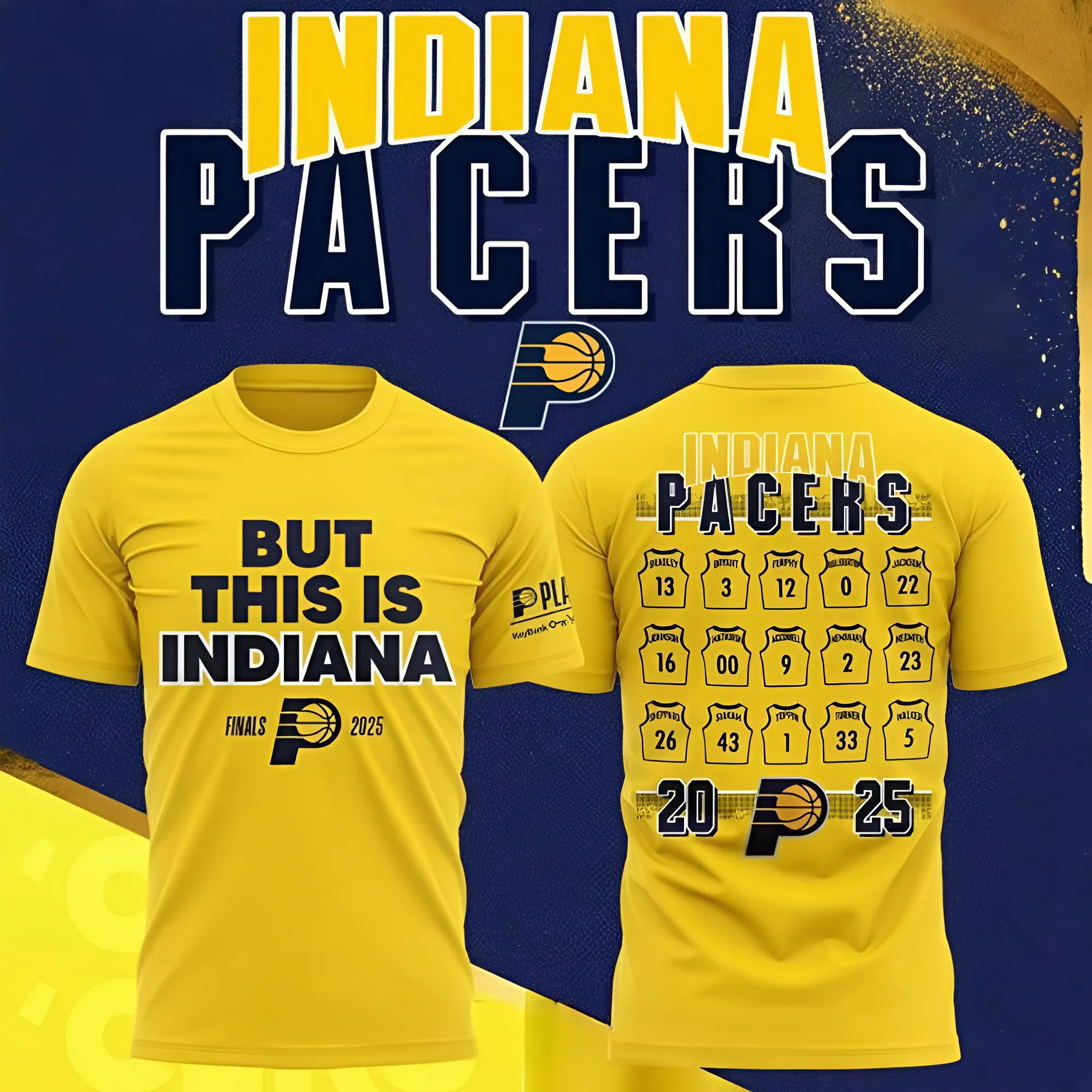 Official Pacers NBA Final But This Is Indiana T-Shirt Perfect Basketball Merch Gift For NBA Fans