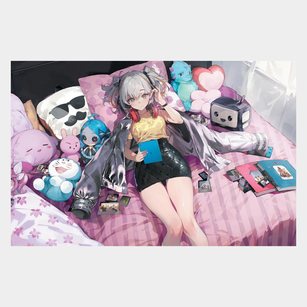 OfflineTV Merch Hina Mascot Poster Bedroom Wall Art Birthday Gifts For Daughter