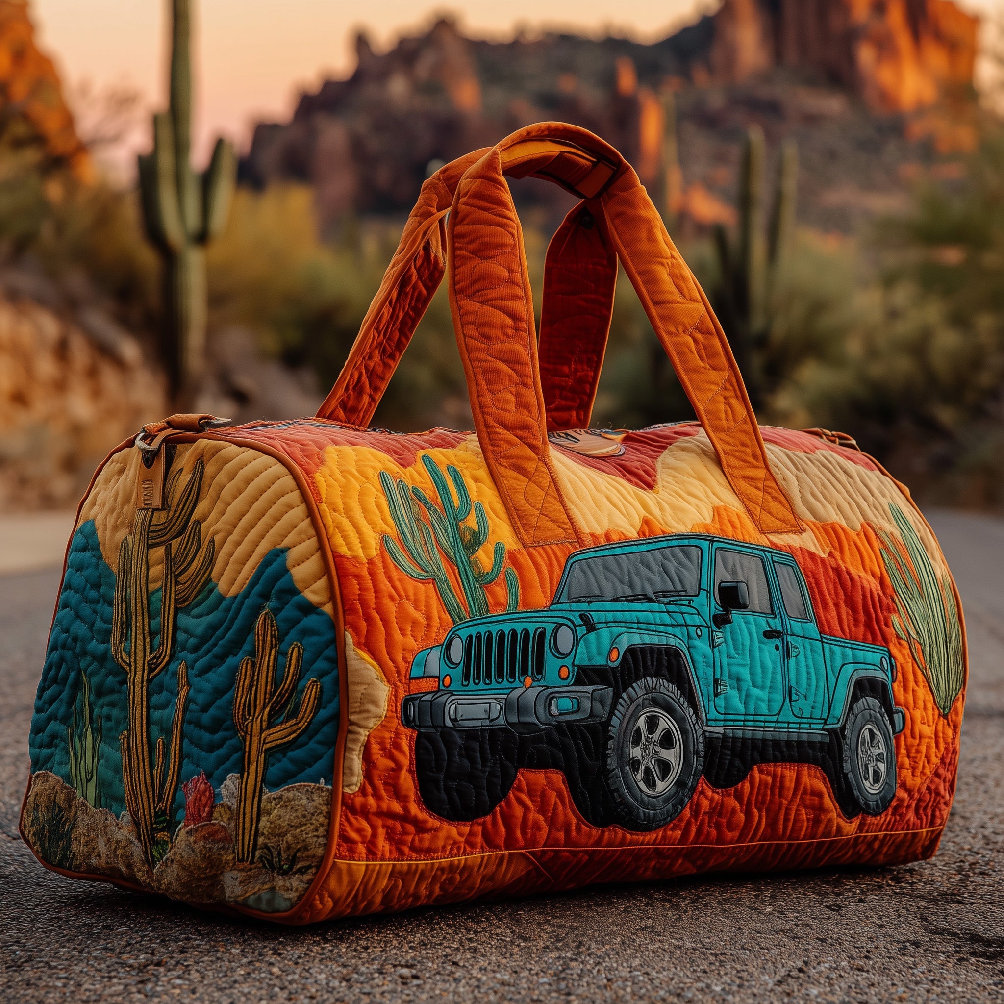 Offroad Dreams Quilted Duffle Bag Winter Season Must Have