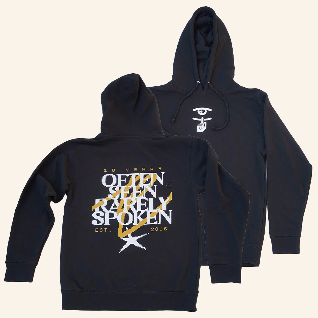 Often Seen Rarely Spoken Merch 10 Years Hoodie Gift Ideas For Husband Often Seen Rarely Spoken Merch 10 Years Hoodie Gift Ideas For Husband