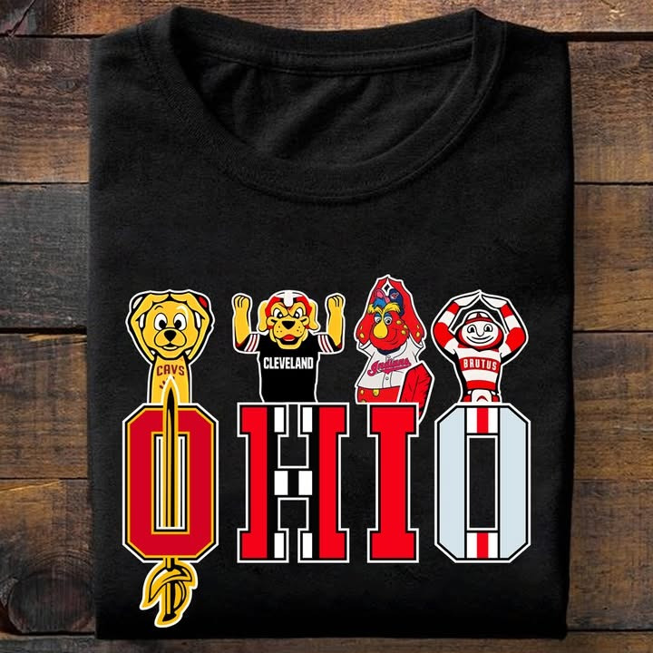 Ohio City Sport Teams Mascots Shirt Best Gifts For Ohio Sport Teams Lovers Fans