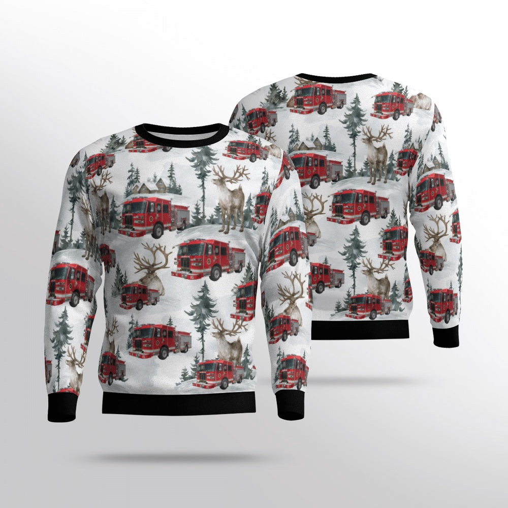 Ohio Columbus Division Of Fire Christmas Unisex Sweaters Gift For Christmas