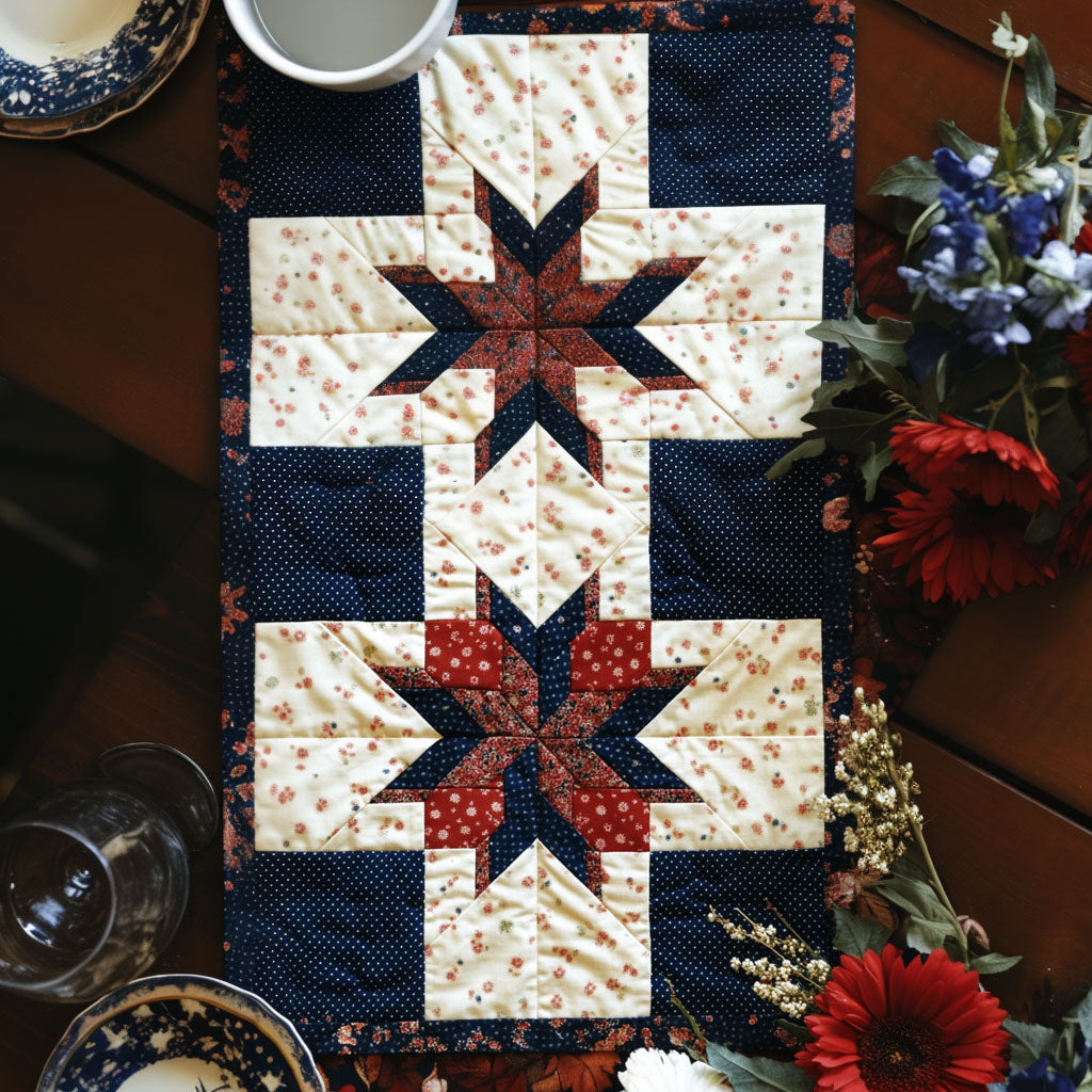Ohio Patchwork Beauty Quilted Table Runner Dining Table Ideas Best Friend Gift Ideas