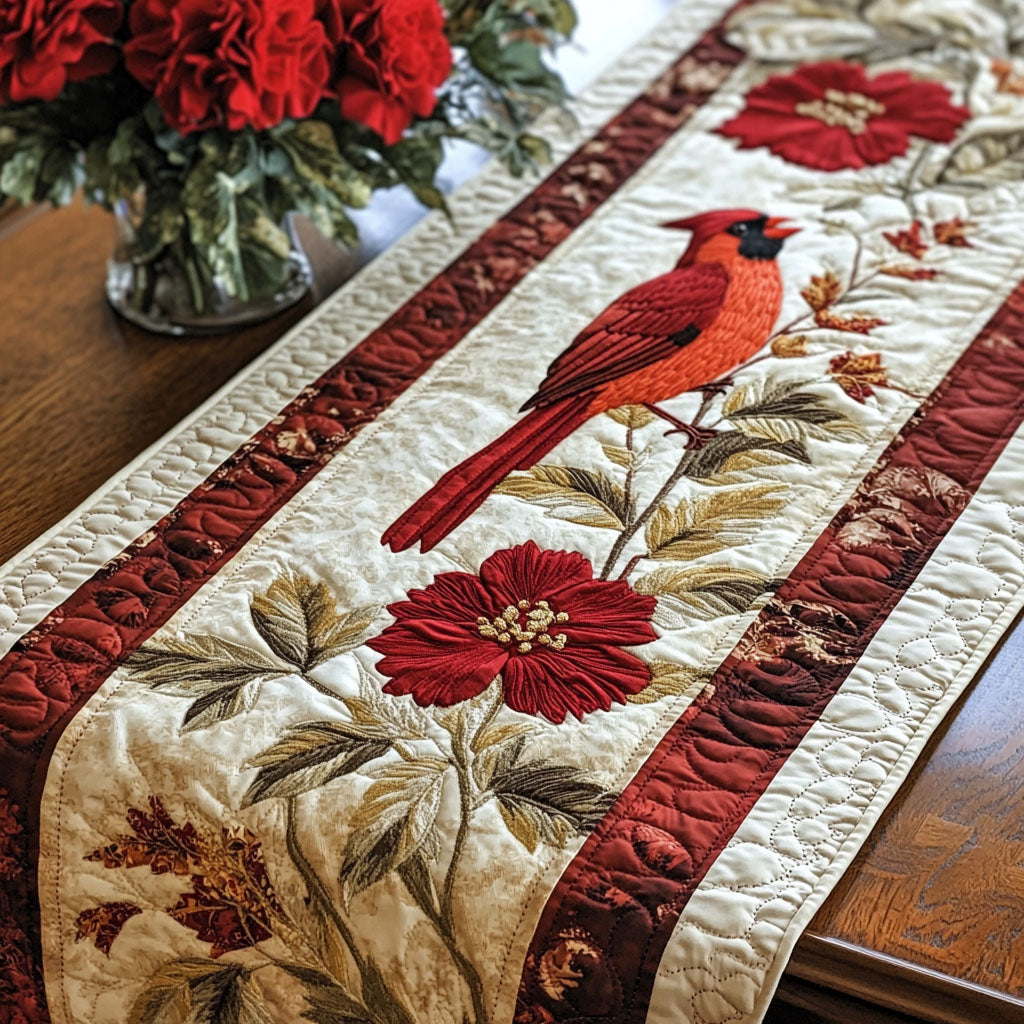Ohio Red Legacy Quilted Table Runner Dining Table Decor Ideas Unique Cardinal Gifts