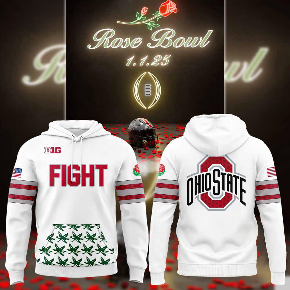 Ohio State Buckeyes Football Special Rose Bowl Hoodie Unique Gifts For Football Lovers