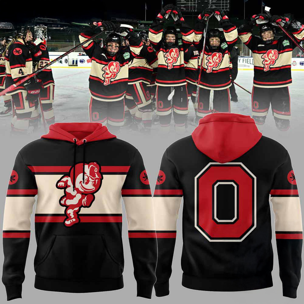 Ohio State Buckeyes Hockey NCAA Limited Frozen Confines 2025 Hoodie Gifts For Hockey Fan
