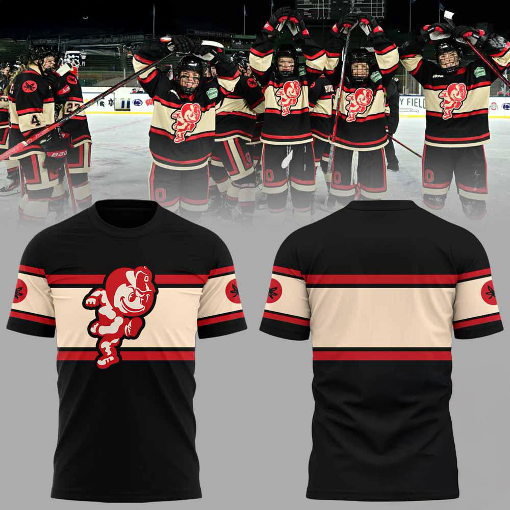 Ohio State Buckeyes Hockey NCAA Limited Frozen Confines 2025 T-Shirt Gifts For Hockey Lovers