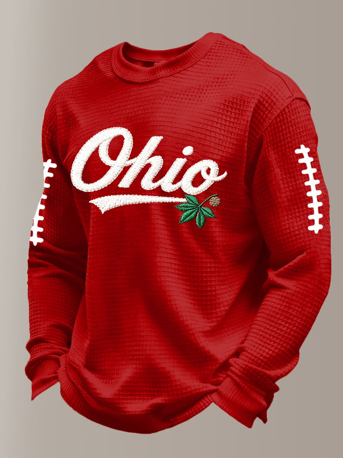 Ohio State Buckeyes Merch Football Sweatshirt Game Day Sweatshirt Xmas Gift For Footballer