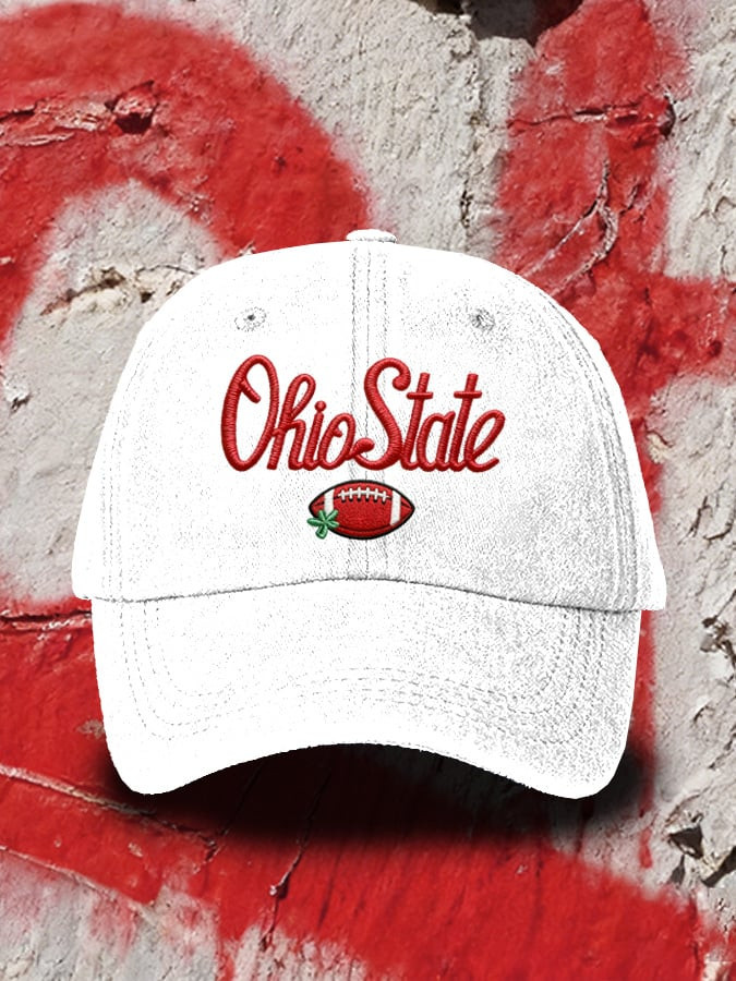 Ohio State Buckeyes Merch Hat Ohio Football Gameday Baseball Cap Football Gifts