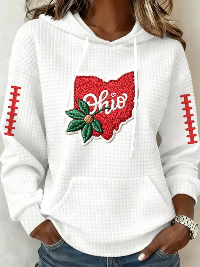 Ohio State Buckeyes Merch Hoodie College Football Gear Good Gifts For Football Lovers