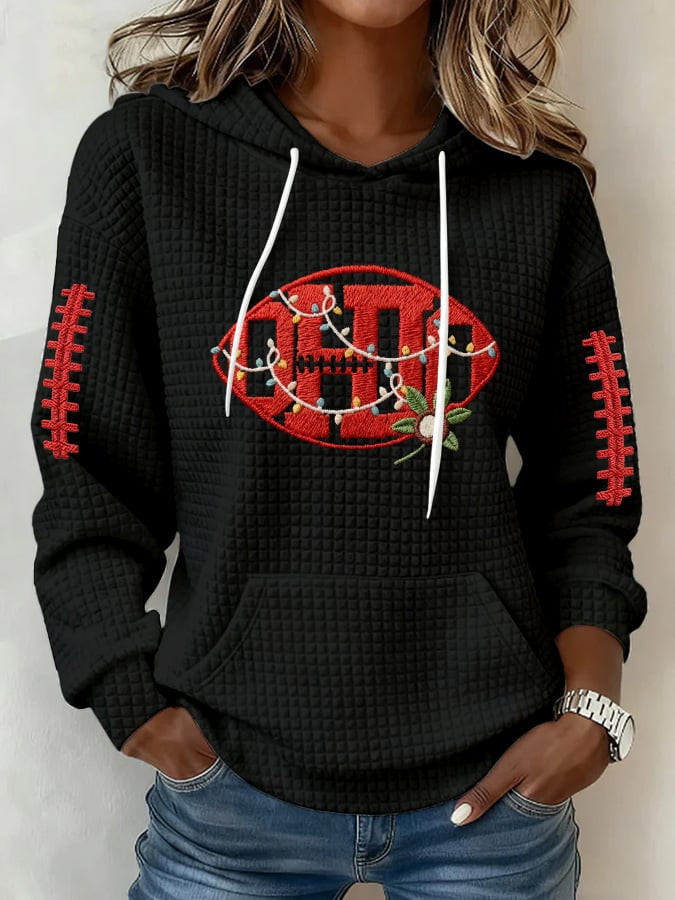 Ohio State Buckeyes Merch Hoodie Game Day Clothing Christmas Gifts For Football Lovers