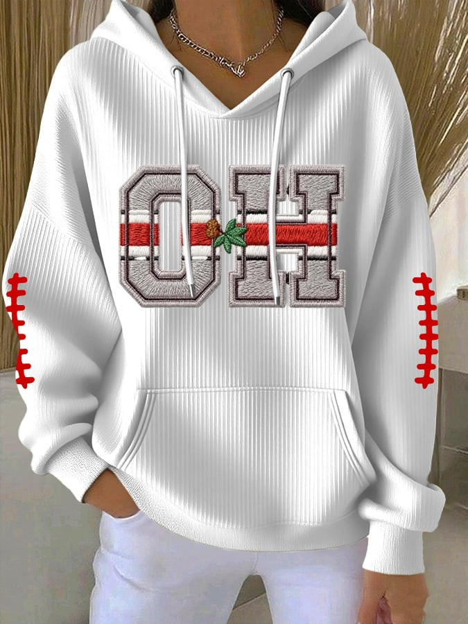 Ohio State Buckeyes Merch Hoodie Ohio Football Gameday Clothing Unique Football Gifts