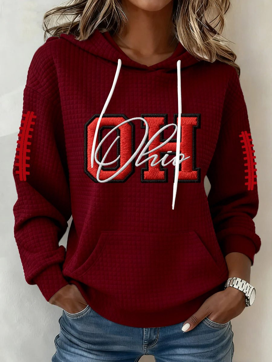 Ohio State Buckeyes Merch Hoodie Ohio State Football Signature Hoodie Gifts For Fans