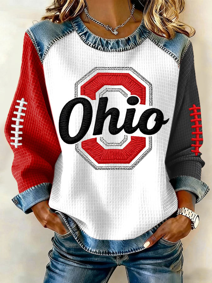 Ohio State Buckeyes Merch Sweatshirt College Football Gear Best Football Gifts
