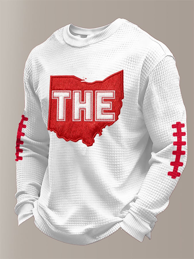 Ohio State Buckeyes Merch Sweatshirt Ohio Football Clothing Christmas Gifts For Football Lovers