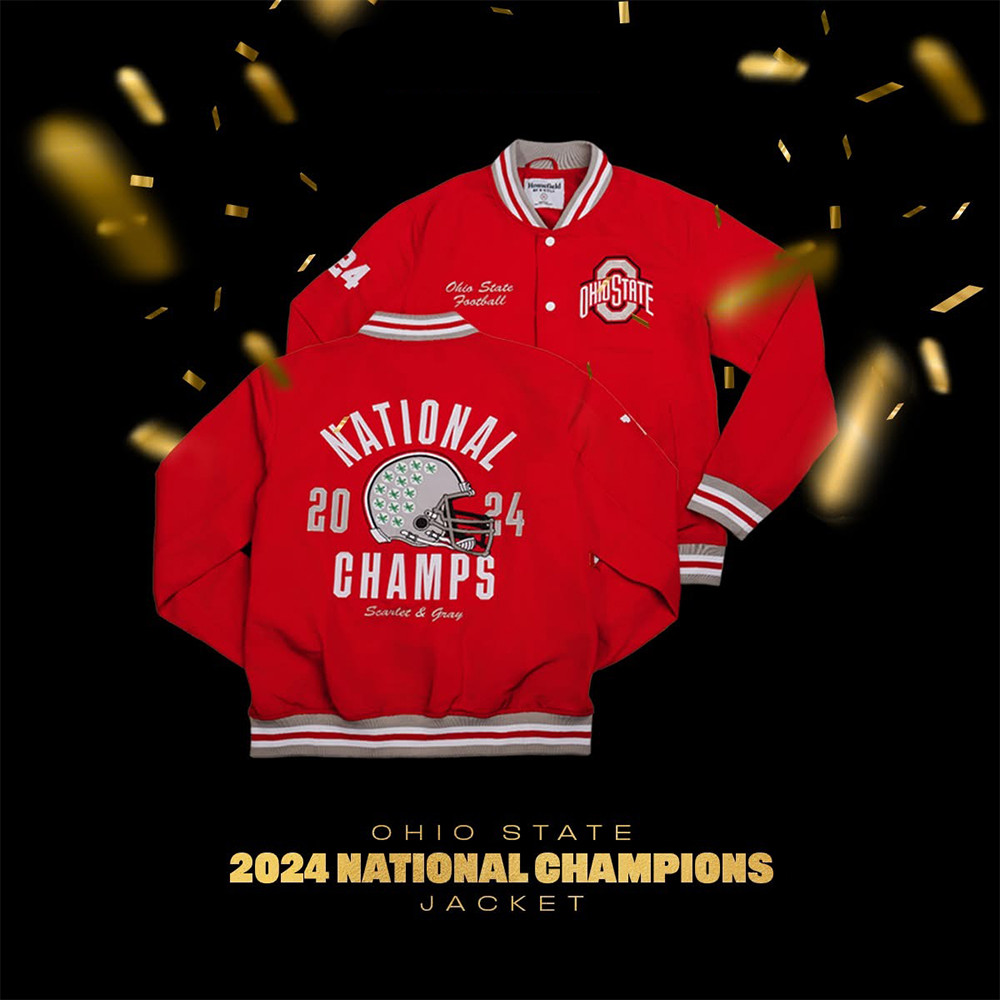 Ohio State Buckeyes National Champions Bomber Jacket Gifts For Ohio State Football Fans