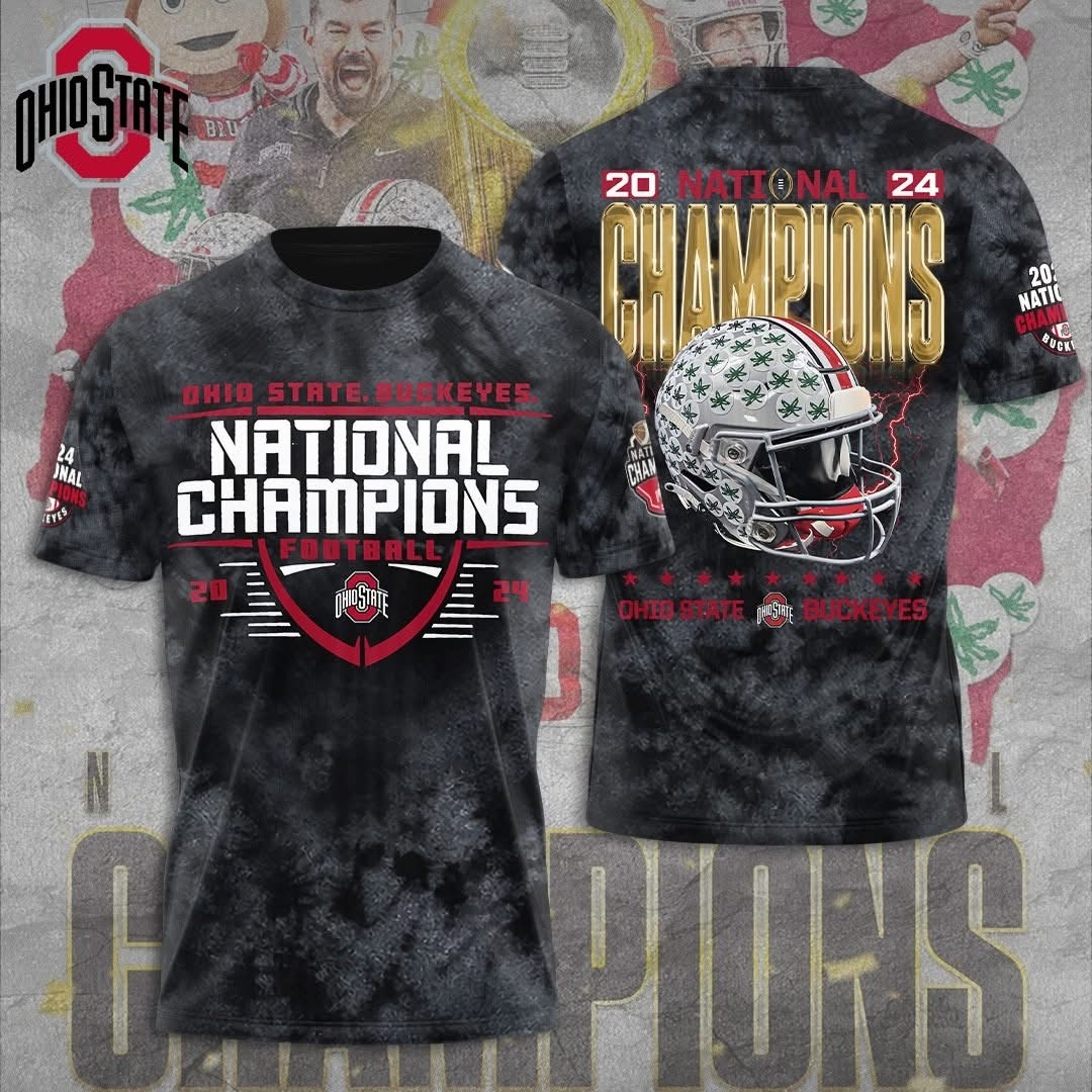 Ohio State Buckeyes National Champions Shirt 2025 Merch Football Fan Gift Ideas For Him