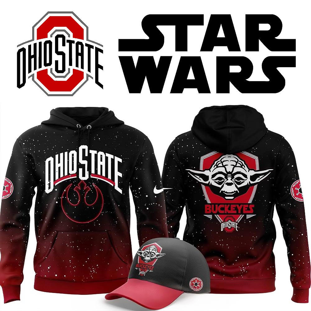 Ohio State Buckeyes x Star Wars Yoda Special Hoodie Football Gifts For Men