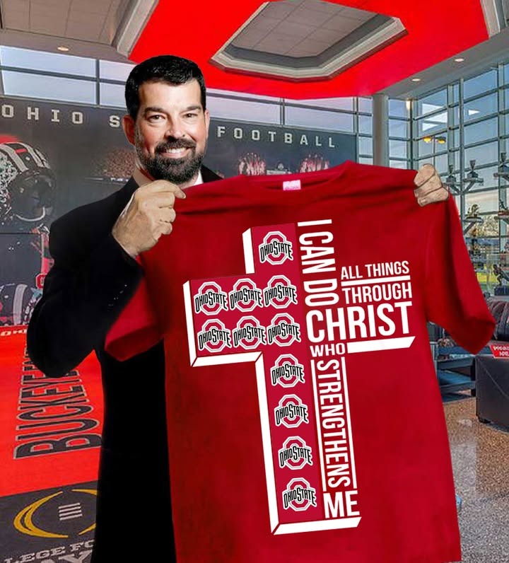Ohio State Faith T-Shirt I Can Do All Things Through Christ Best Gift For Football Fans