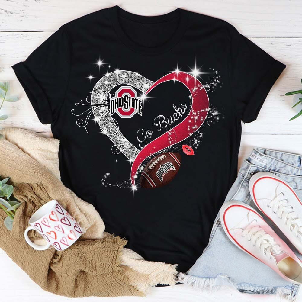 Ohio State Football Buckeyes Go Bucks Shirt Womens Gifts For Buckeyes Fans