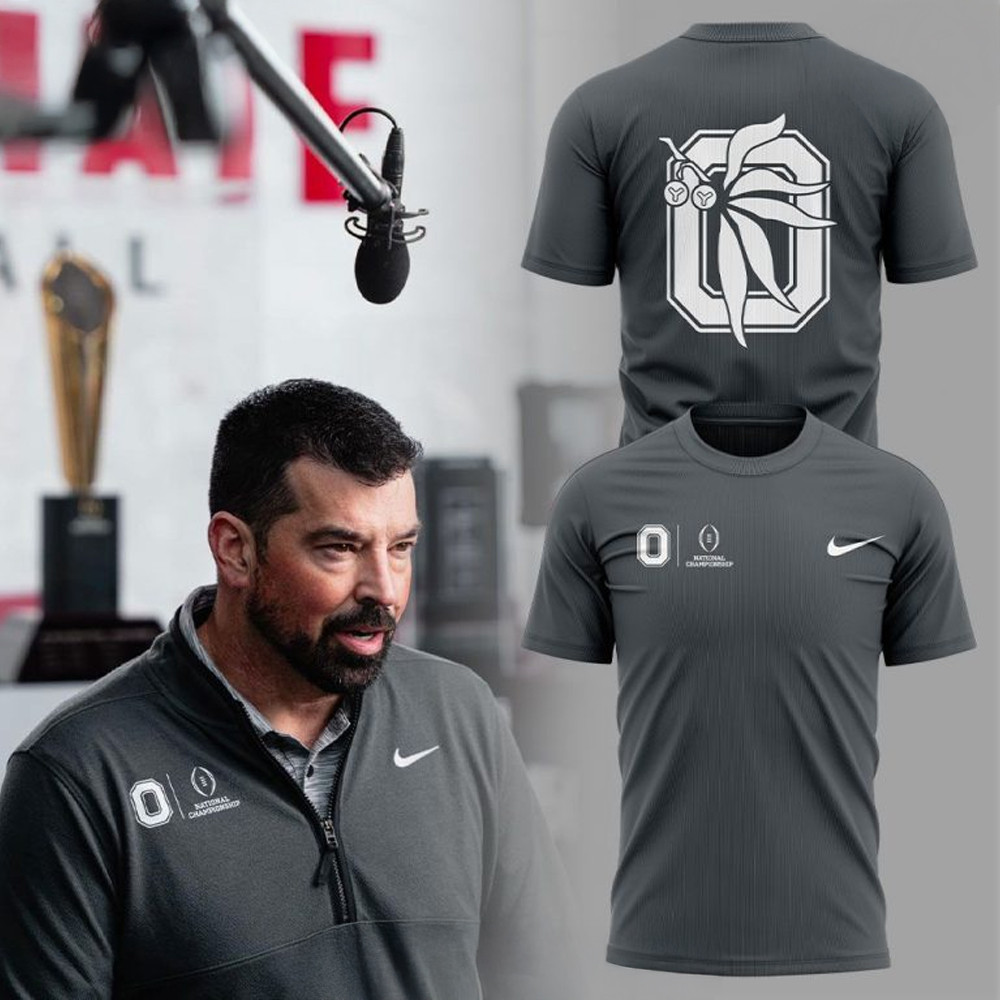 Ohio State Football Coach Ryan Day Grey T-Shirt Gift For Football Fan