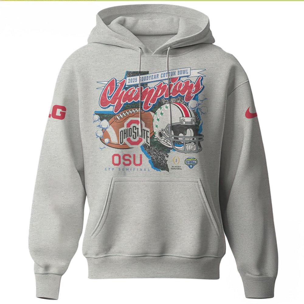 Ohio State Football Cotton Bowl Champions 2025 Hoodie Football Fan Gift
