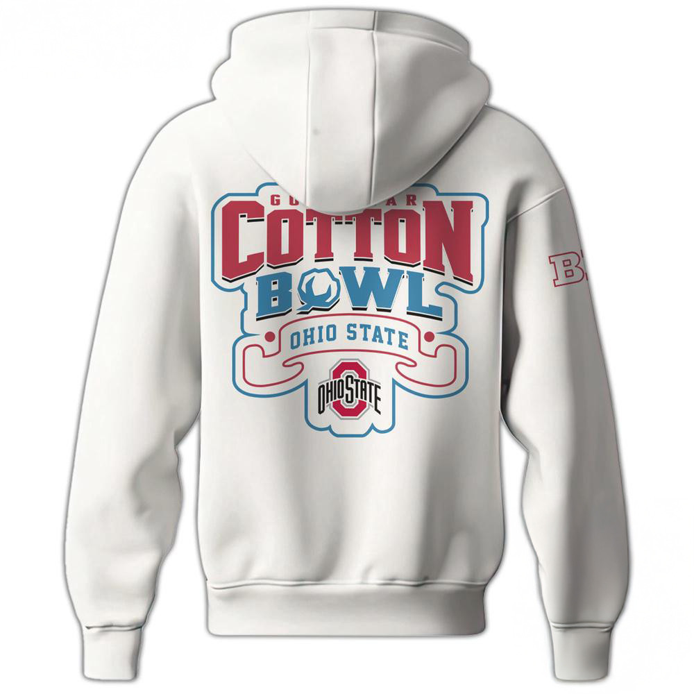 Ohio State Football Cotton Bowl Champions 2025 Hoodie Gifts For Football Fans