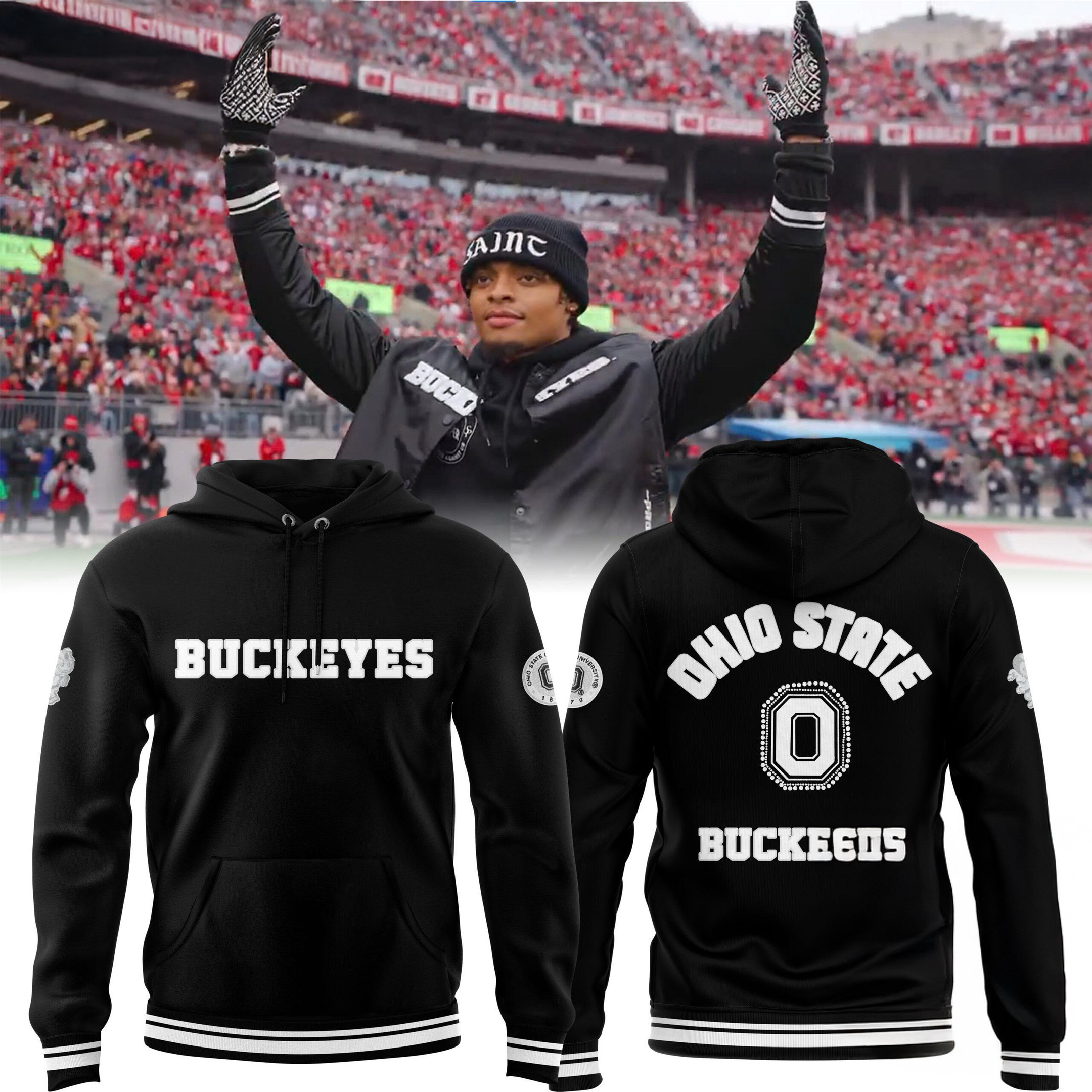 Ohio State Football Justin Fields Limited Edition Hoodie Best Gift For Football Lovers
