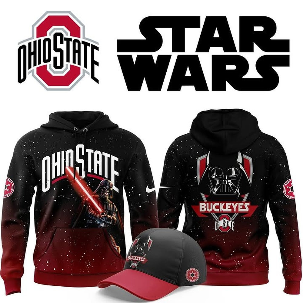 Ohio State Football x Star Wars 2025 Hoodie Perfect Gift For Football Fans