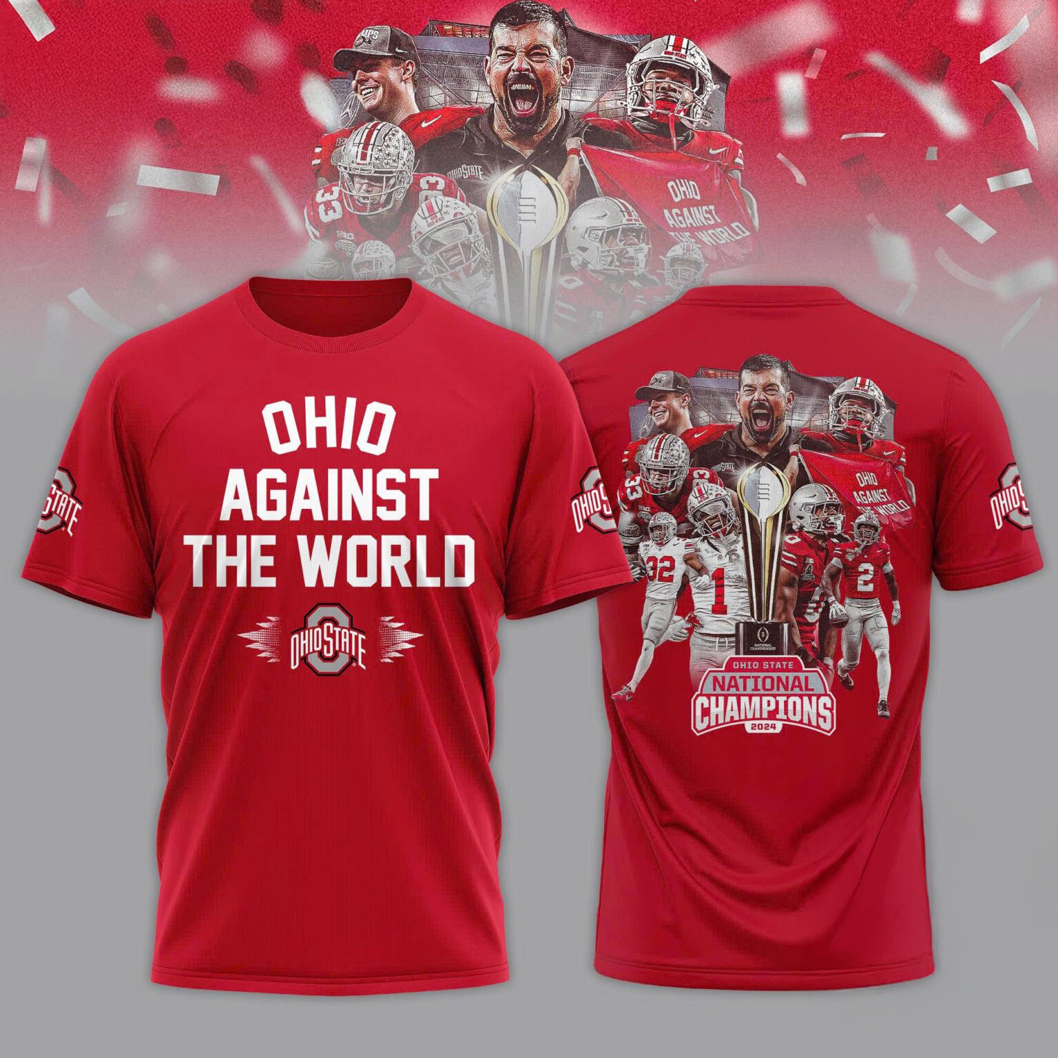Ohio State National Champions 2025 T-Shirt Football Lover Fan Gifts