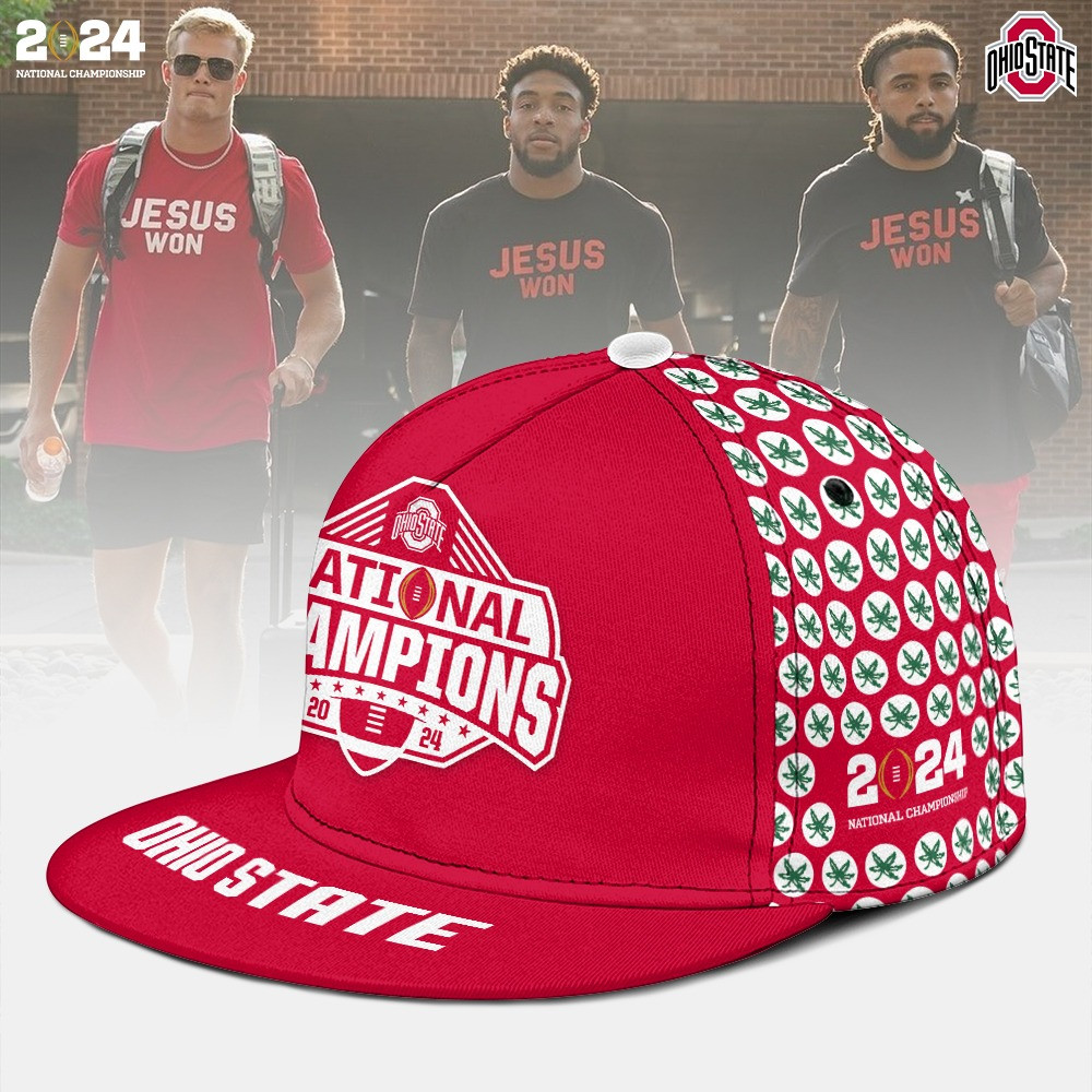 Ohio State National Champions Snapback Hat Hoodie Ohio State Buckeyes Championship Merch