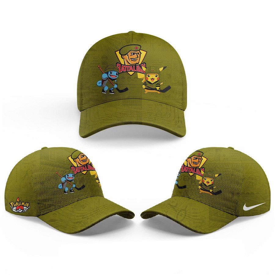 OHL North Bay Battalion x Pokemon New Hat Cool Gifts For Hockey Fans