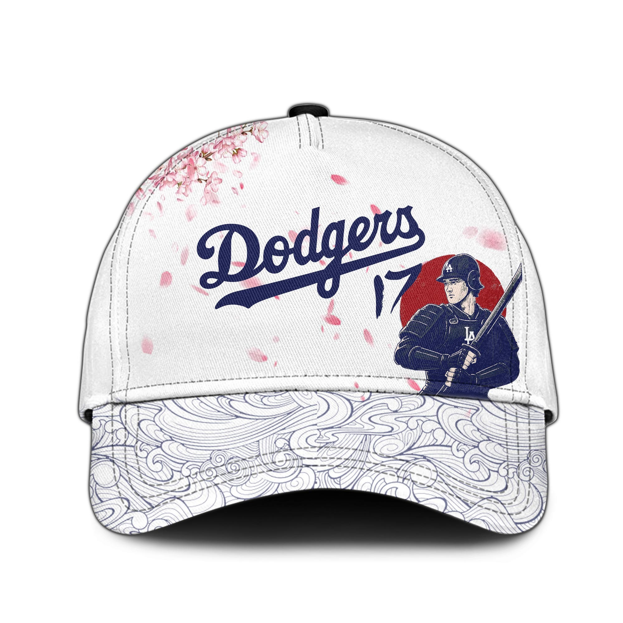 Ohtani x Samurai LA Dodgers Japan Edition Hat Baseball Enthusiast Gifts