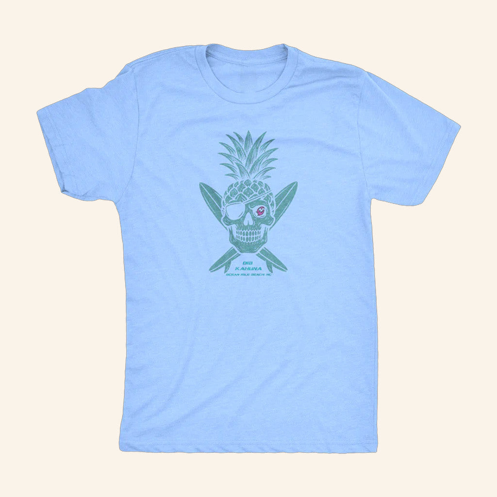 Oib Kahuna Merch 2025 Green Skull Pink Shark Jolly Roger Shirt Gifts For Her