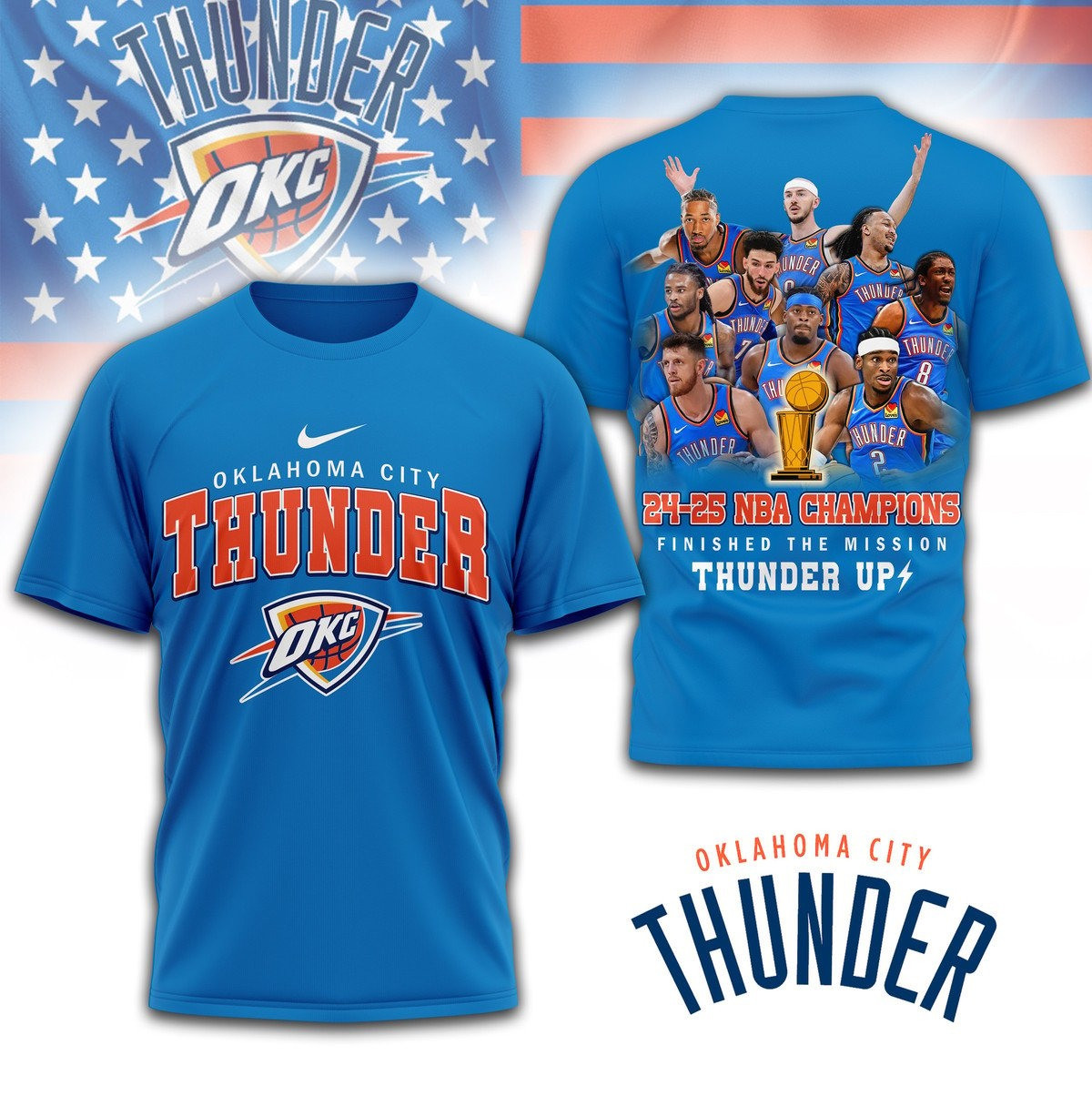 OKC National Basketball Association Champions 2025 T-Shirt Great Gift Idea for Basketball Buyers