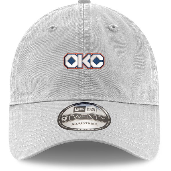 OKC Native American Heritage Grey 920 Adjustable Hat Gifts For Basketball Fan