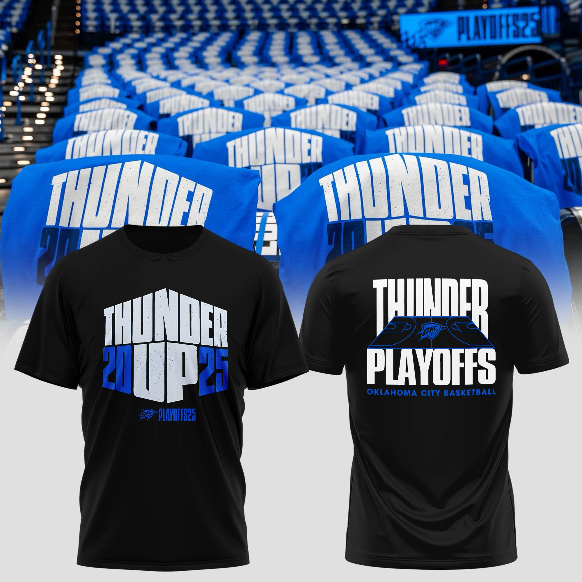 OKC Oklahoma City Thunder Shirt Basketball NBA 2025 Playoffs OKC Thunder Merch Gift Ideas