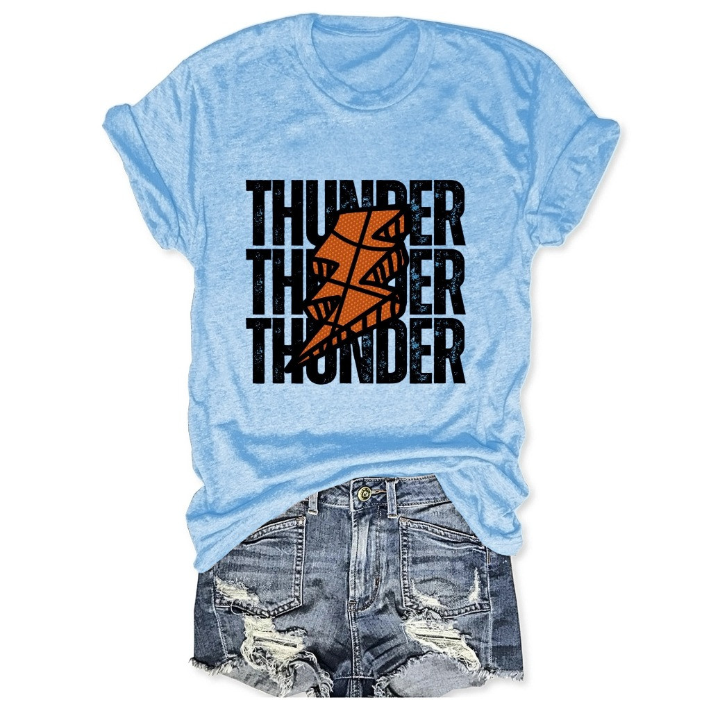 OKC Oklahoma City Thunder Women's T-Shirt Basketball Lovers Fan Merch Gifts For Her