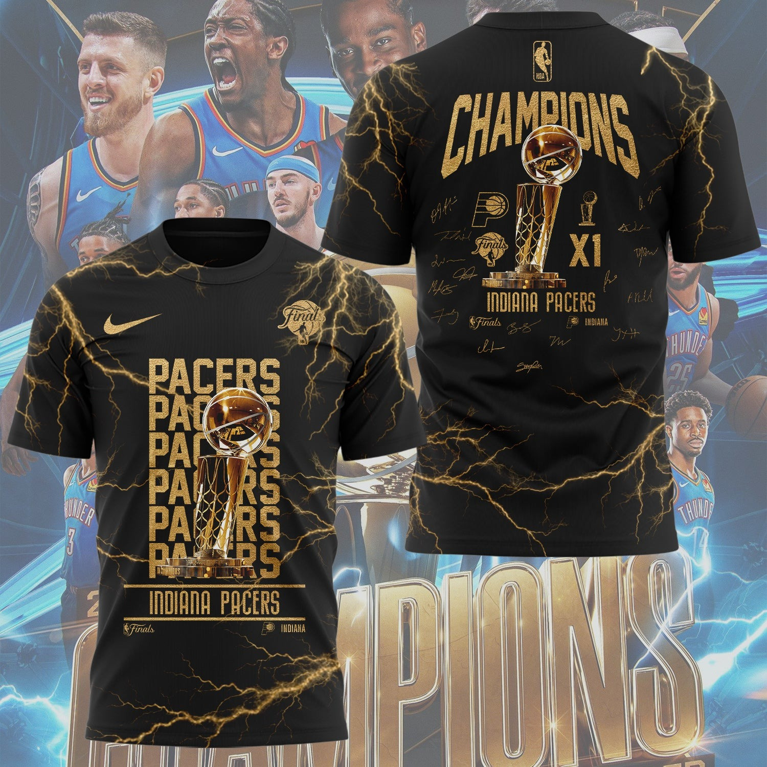 OKC Thunder 2025 NBA Champions T-Shirt Great Gift Idea For Basketball Buyers