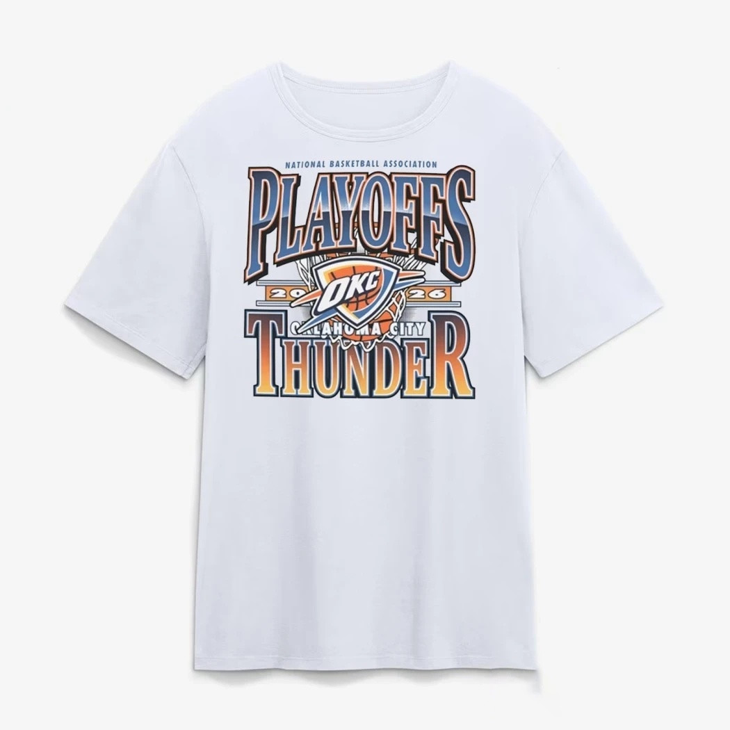 OKC Thunder 2026 T-Shirt National Basketball Association Shirt Gifts For Sports Lovers