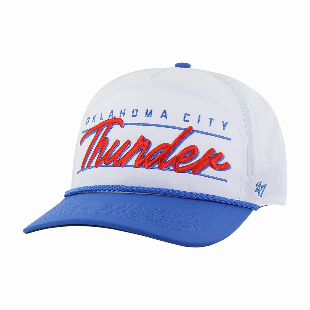 OKC Thunder Brand Condor Script Hat 2026 NBA Playoffs Baseball Cap Basketball Gear