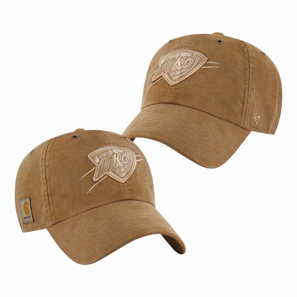 OKC Thunder Brand x Carhartt Basketball Hat Oklahoma City Thunder Merch Unique Gift For Boyfriend